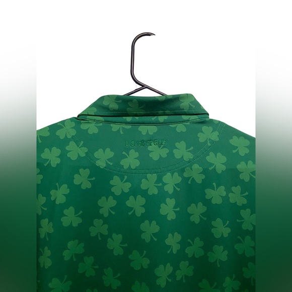 U Suck At Golf Clover golf polo. Size XXL. Good condition - Picture 3 of 6
